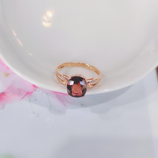 18K镶嵌碧玺戒指 商品图1