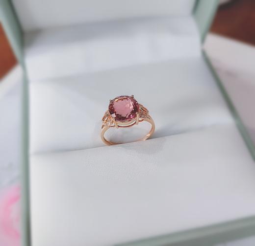 18K镶嵌碧玺戒指 商品图1