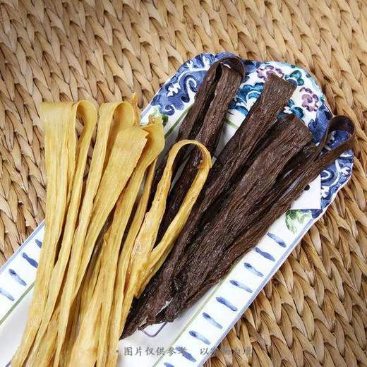 黄豆腐竹250g1包+黑豆腐竹250g1包【包邮】 商品图0