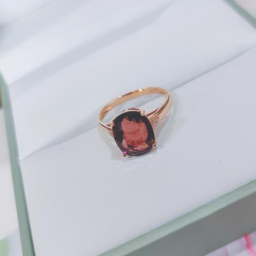 18K镶嵌碧玺戒指 商品图2