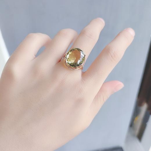 18K镶嵌碧玺戒指 商品图3