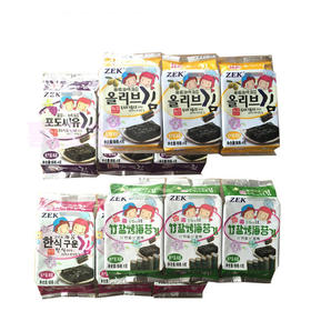 ZEK烤海苔 多口味三连包装 12g(3包)