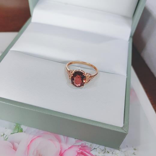 18K镶嵌碧玺戒指 商品图1