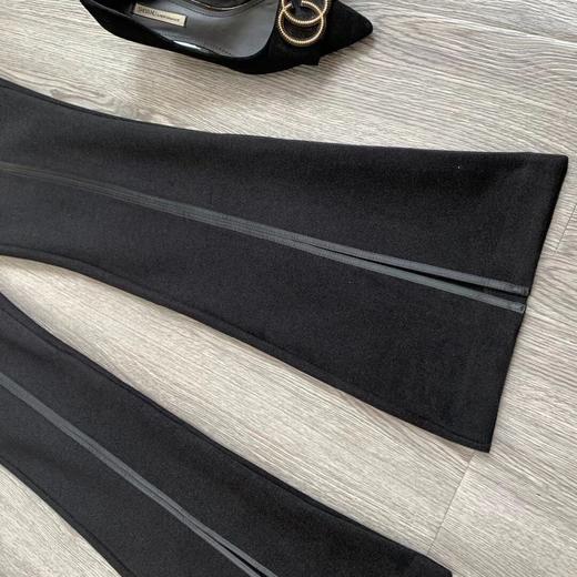 【断码清仓】丁摩 精纺毛呢柔软温暖秋冬喇叭腿裤女803#sz  L  ZFYY337 商品图1