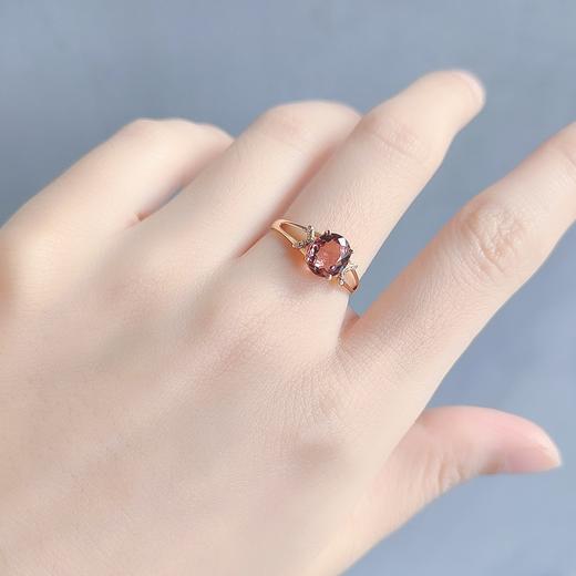 18K镶嵌碧玺戒指 商品图3