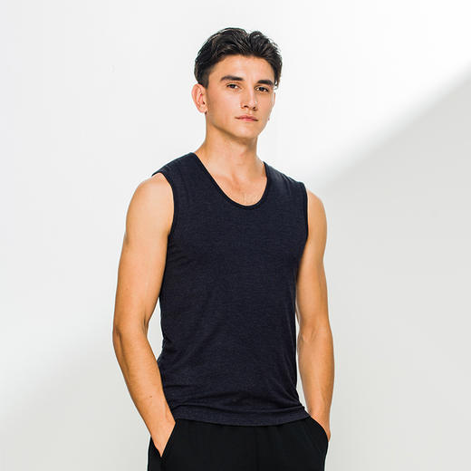 歌帝 暖芯双面绒圆领男背心gdb337(199元/2件)