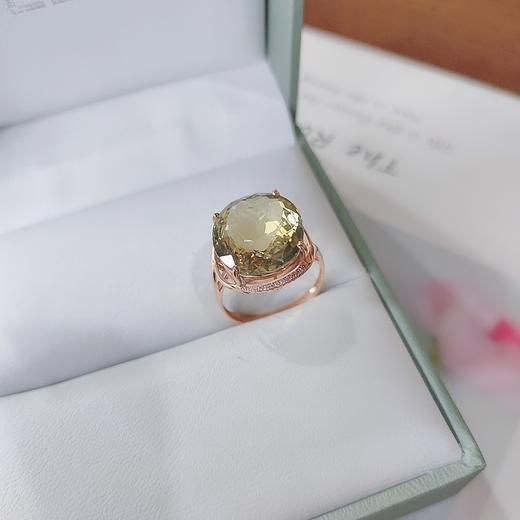 18K镶嵌碧玺戒指 商品图2