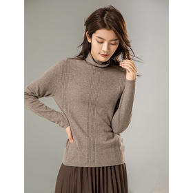 famecoco范可儿针织衫秋冬高领毛衣F208DB028