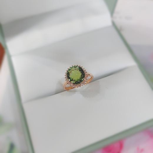 18K镶嵌碧玺戒指 商品图0