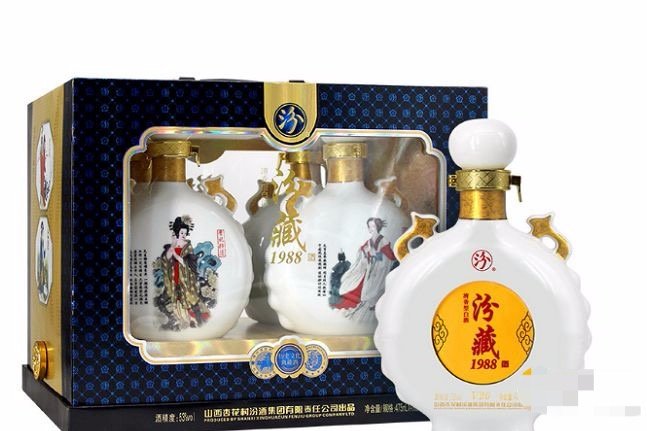 53度汾藏4754毫升1988四大美女