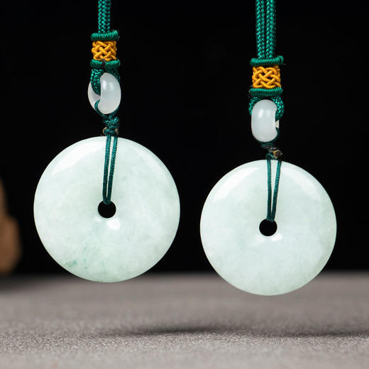 天然A货翡翠平安扣吊坠玉石挂件福利款{多样性发货} 商品图1