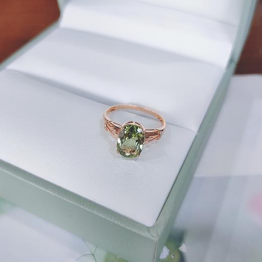 18K镶嵌碧玺戒指 商品图1