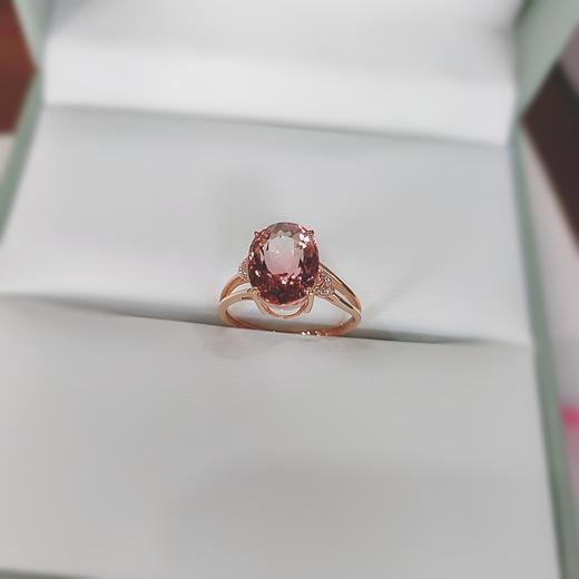 18K镶嵌碧玺戒指 商品图2