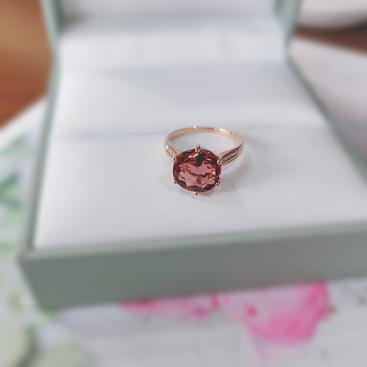 18K镶嵌碧玺戒指 商品图1