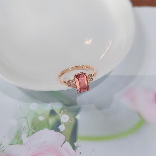 18K镶嵌碧玺戒指 商品图1