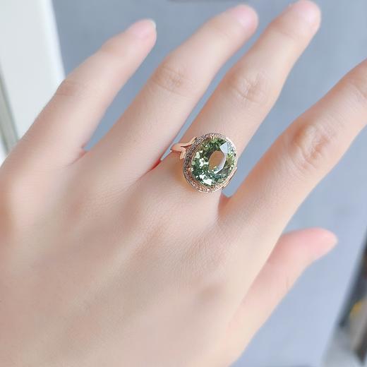 18K镶嵌碧玺戒指 商品图3