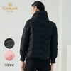 乔万尼秋冬撞色设计时尚气质减龄短款白鸭绒保暖小个子羽绒服女ES4T456 商品缩略图3