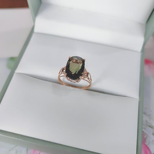 18K镶嵌碧玺戒指 商品图0