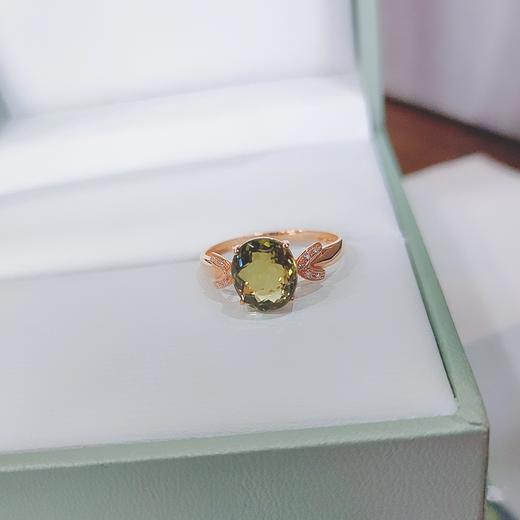 18K镶嵌碧玺戒指 商品图1