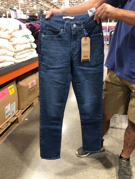 国内现货Levis李维斯女牛仔裤女 高腰提臀紧身窄脚 商品图1