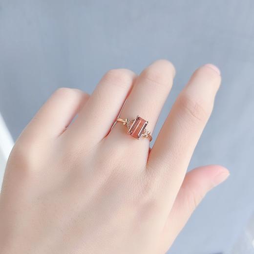 18K镶嵌碧玺戒指 商品图3