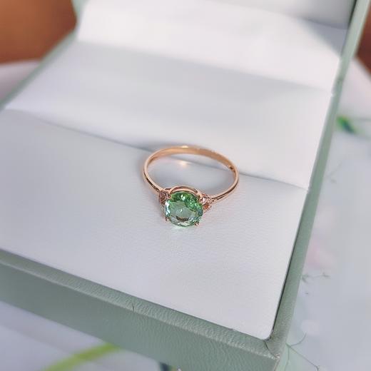 18K镶嵌碧玺戒指 商品图1