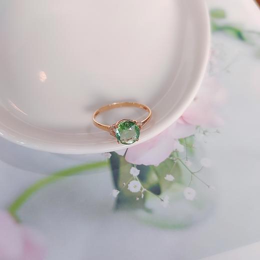 18K镶嵌碧玺戒指 商品图2