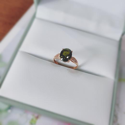 18K镶嵌碧玺戒指 商品图0