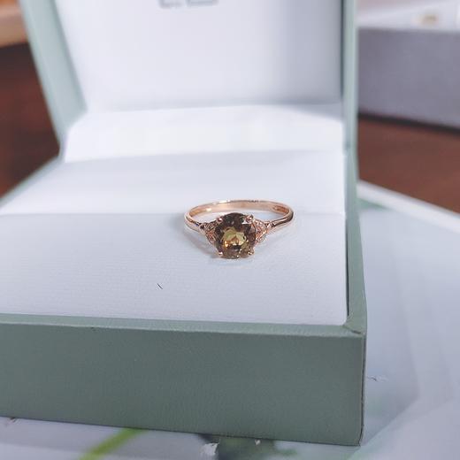 18K镶嵌碧玺戒指 商品图1