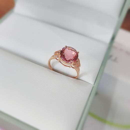 18K镶嵌碧玺戒指 商品图2