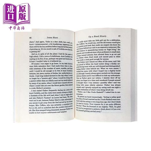 【中商原版】纽伯瑞：在路上漫步 纽伯瑞金奖 Up a Road Slowly 获奖作品 儿童文学故事插图小说 平装 英文原版 7-12岁 商品图3