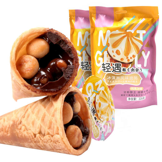 田小花冰淇淋脆筒巧克力味225g