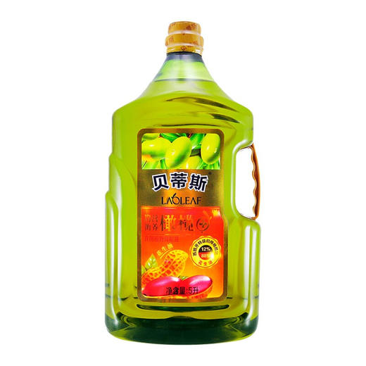 贝蒂斯花生橄榄调和油食用植物调和油5l含12特级初榨橄榄油中式烹饪