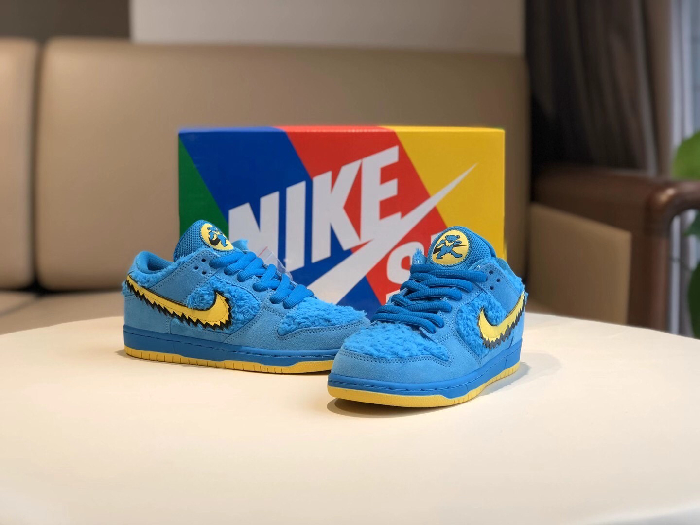 grateful dead x nike sb dunk low聯名小熊運動鞋