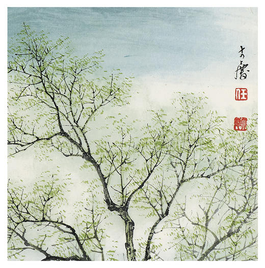 任大庆-真迹-山水画《帆影淡潇湘》 客厅 玄关 书房 办公室 商品图2