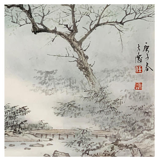 任大庆-真迹-山水画《静 心》 客厅 玄关 书房 办公室 商品图2