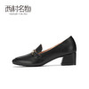 西村名物2020秋季新款净版扣钻乐福鞋柔软舒适时尚休闲女鞋X20CM32591 商品缩略图1