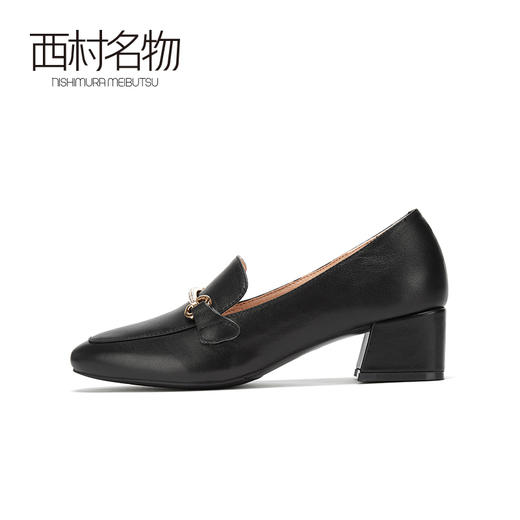 西村名物2020秋季新款净版扣钻乐福鞋柔软舒适时尚休闲女鞋X20CM32591 商品图1