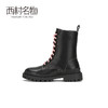 西村名物2020冬季新款净版潮流系带高街马丁靴圆头牛皮女靴X20DC42131 商品缩略图2