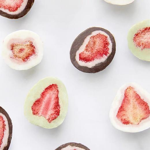 【特怡诗草莓巧克力】可可味、牛奶味、抹茶味任选，每颗内有整粒草莓 商品图1