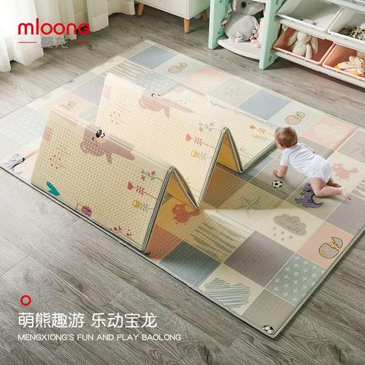195*148*1CM曼龙婴儿童爬爬垫XPE宝宝家用爬行垫加厚客厅可折叠垫 商品图2