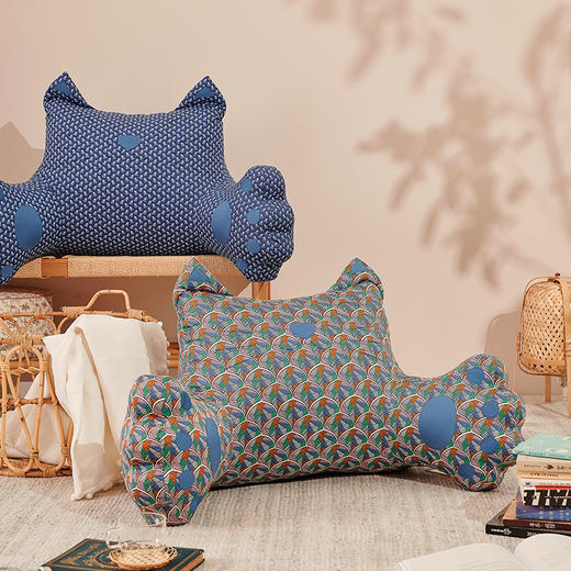 猫咪靠枕床头靠垫全棉沙发靠 商品图0