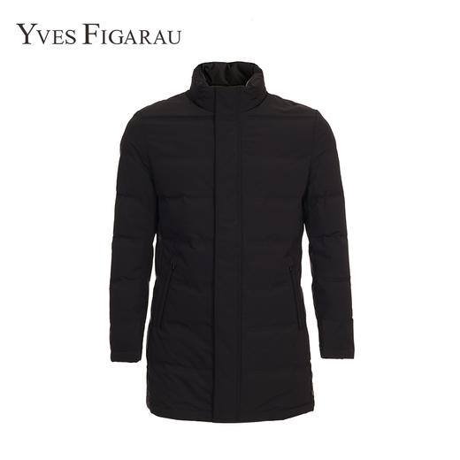 YvesFigarau伊夫·费嘉罗冬季厚款商务休闲时尚保暖中长款立领羽绒服724267 商品图1