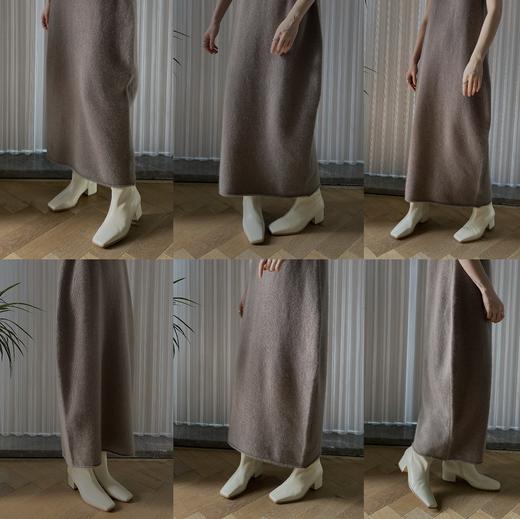 HIDEMI小羊皮女鞋经典小方头方跟长靴 商品图9