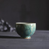 「景德镇全手工窑变翡翠绿釉中号主人杯」陶瓷功夫品茗杯 茶杯开片可养 商品缩略图0