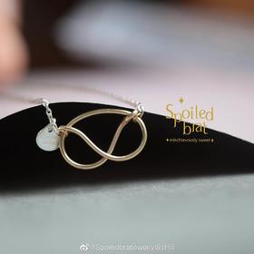 金银配Pretzel项链