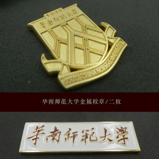 华南师范大学金属校徽