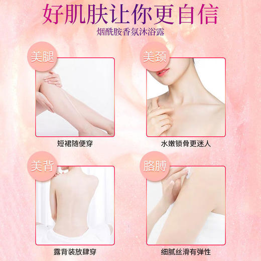 李佳琦推荐香水型沐浴露持久留香学生滋润保湿沐浴乳去痘后背除螨 商品图4