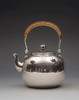【样品特惠3折，仅1件，无货退款】日本原装进口银川堂银壶手工熏银壶铜镀银烧水茶壶（亮银） 商品缩略图0