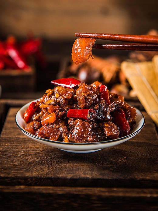 四川特产成都零食冷吃兔丁120g 自贡麻辣兔肉香辣兔丁 兔头兔腿美厨